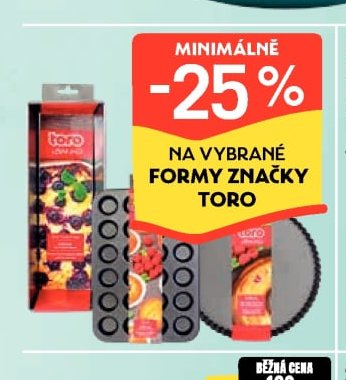 Na vybrané formy značky Toro