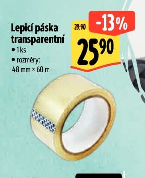 Lepicí páska transparentní