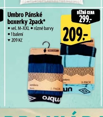 Umbro Pánské boxerky 2pack