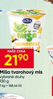 Míša tvarohový mls
