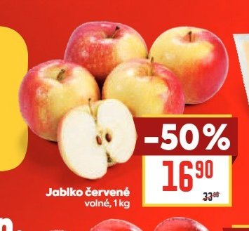 Jablko červené