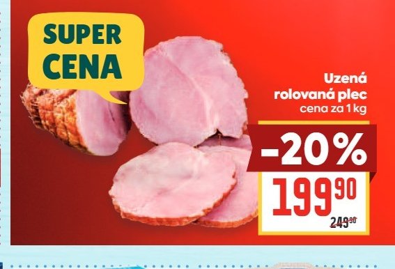 Uzená rolovaná plec