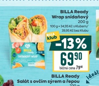 BILLA Ready Wrap snídaňový