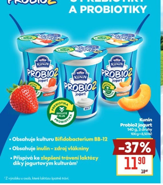 Kunín Probio2 jogurt