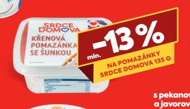 Srdce domova Křenová pomazánka
