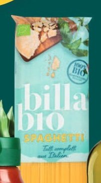 BILLA BIO Spaghetti