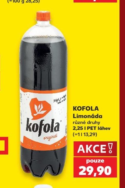 Kofola Limonáda různé druhy 2,25 l PET láhev