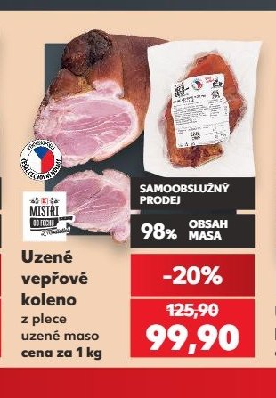 Uzené vepřové koleno z plece