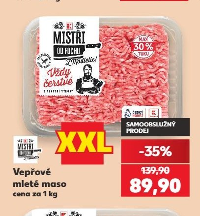 Mistři od fochu Vepřové mleté maso