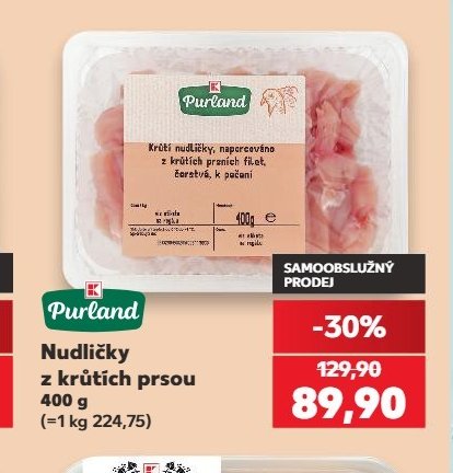 Purland Nudličky z krůtích prsou 400 g