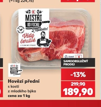 Mistři od fochu Hovězí přední s kostí
