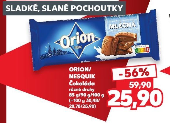 Orion/Nesquik Čokoláda
