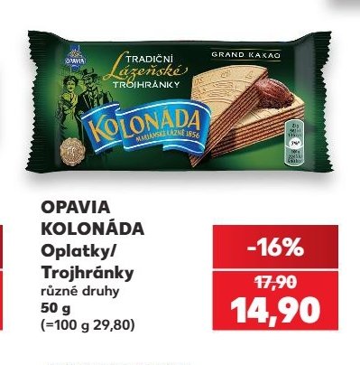 Opavia Kolonáda Oplatky/Trojhránky