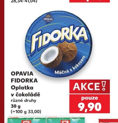 Opavia Fidorka Oplatka v čokoládě