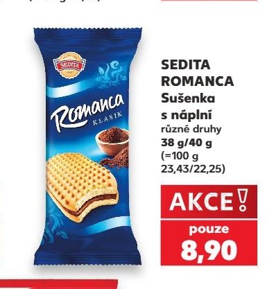 Sedita Romanca Sušenka s náplní