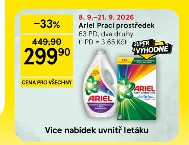 Ariel Prací prostředek - Tesco aktualniletaky.eu