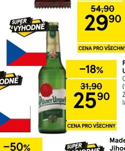 Pilsner Urquell - Tesco aktualniletaky.eu