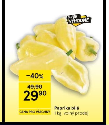 Paprika bílá - Tesco aktualniletaky.eu