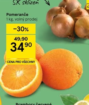 Pomeranče - Tesco aktualniletaky.eu