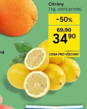 Citróny - Tesco aktualniletaky.eu