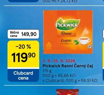 Pickwick Ranní černý čaj