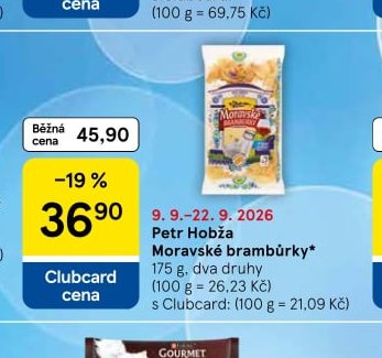 Petr Hobža moravské brambůrky
