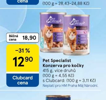 Pet Specialist konzerva pro kočky