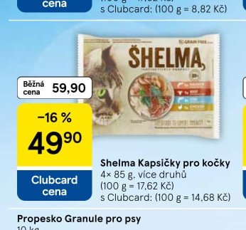 Shelma kapsičky pro kočky