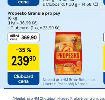 Propesko granule pro psy