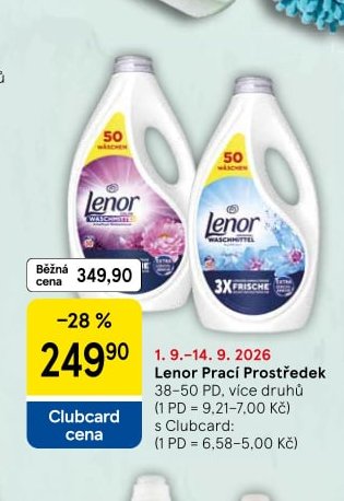 Lenor prací prostředek - Tesco aktualniletaky.eu