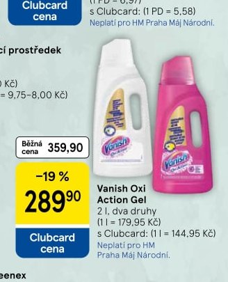 Vanish Oxi Action Gel - Tesco aktualniletaky.eu