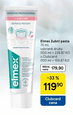 Elmex Zubní pasta - Tesco aktualniletaky.eu