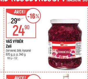 Váš výběr Zelí