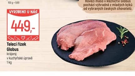 Telecí řízek Globus