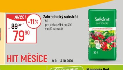 Zahradnický substrát