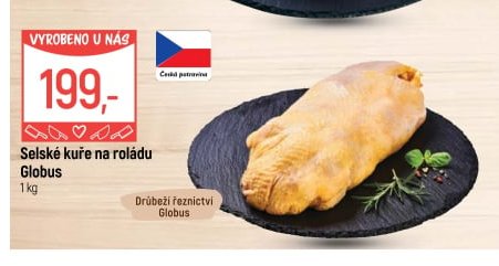 Selské kuře na roládu Globus