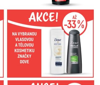 Na vybranou vlasovou a tělovou kosmetiku Dove