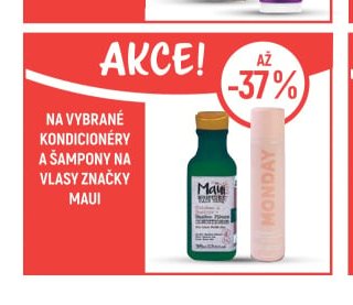 Na vybrané kondicionéry a šampony značky Maui