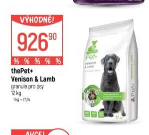 thePet+ Venison & Lamb granule pro psy
