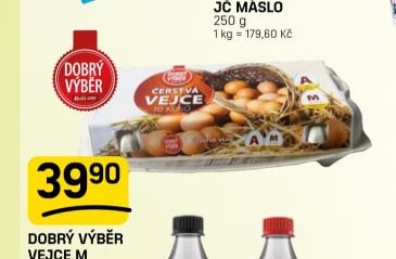 Dobrý výběr vejce M