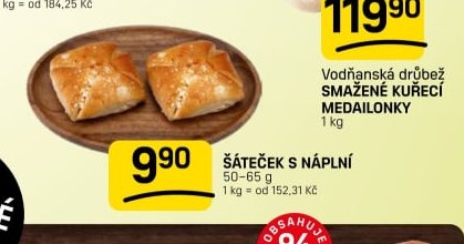Šáteček s náplní