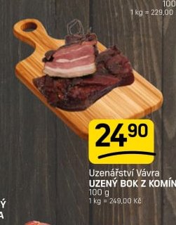 Uzenářství Vávra UZENÝ BOK Z KOMÍNA