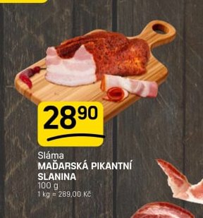 Sláma MAĎARSKÁ PIKANTNÍ SLANINA