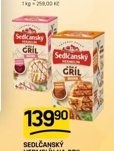 SEDLČANSKÝ HERMELÍN NA GRIL vybrané druhy