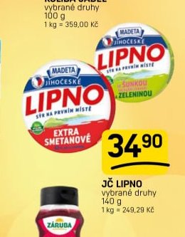 JČ LIPNO vybrané druhy