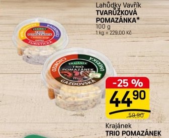 Krajánek Trio pomazánek