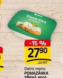 Gatro menu Pomazánka třená niva