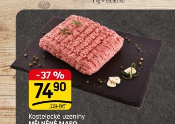 Kostelecké uzeniny mleté maso vepřové