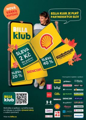 aktuální leták BILLA 9.9.2026-15.9.2026