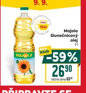 Majola Slunečnicový olej